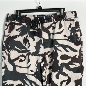 Matchstick Mens Size XXL Camo Jogger Twill Pants Elastic Waist 100% Cotton *READ